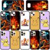 Case for iPhone 17 16 15 Plus Xiaomi Poco F8 F7 X7 X6 M8 C85 C75 C71 Redmi Note 14 12 11 13 Pro Max A4 14C 13C 15C Cartoon Charmander Pokemon Pikachu