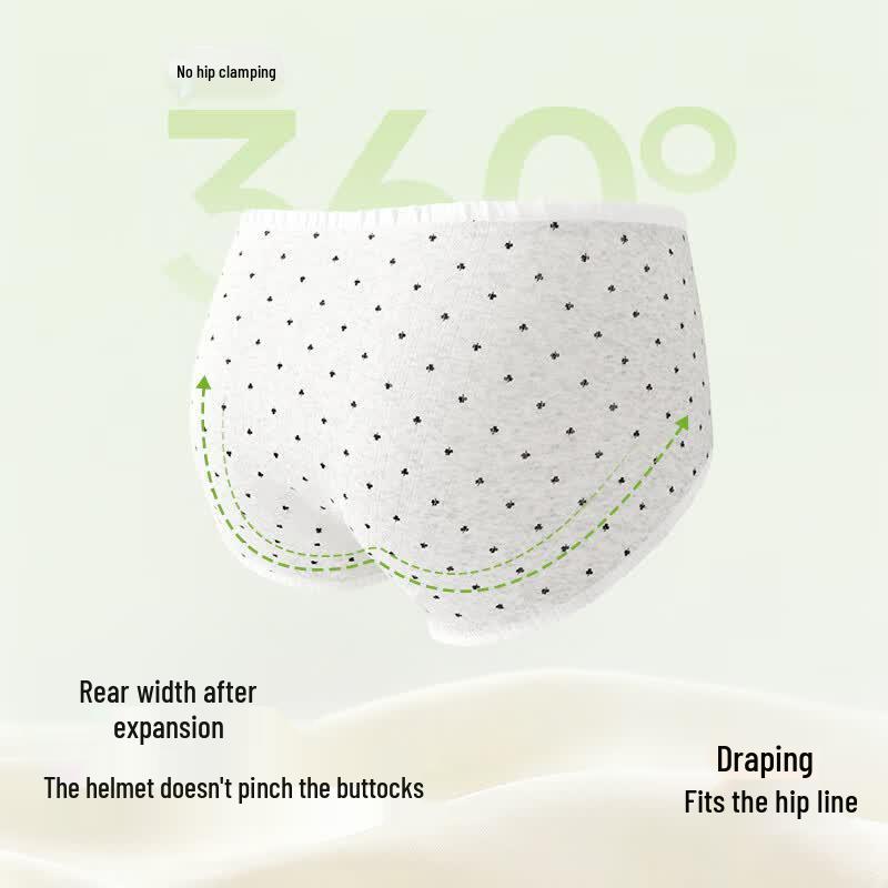 MIIOW Women's Cotton Mid-Waist Breathable Seamless Briefs