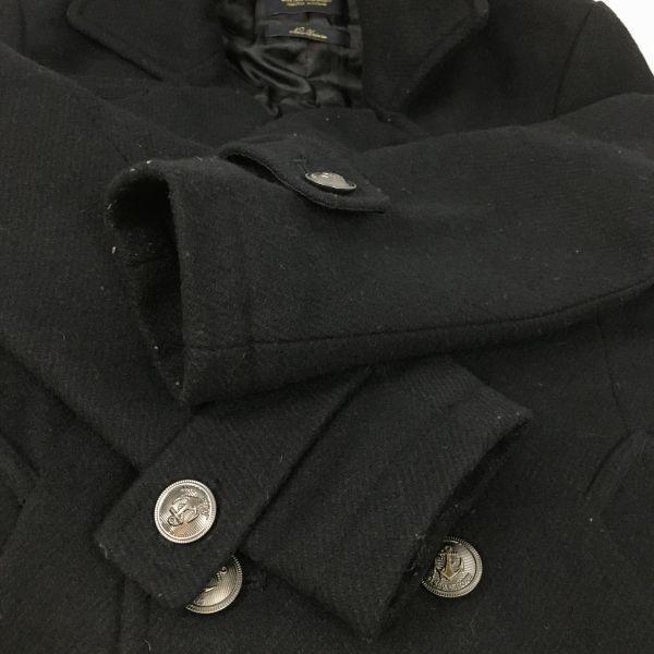 Nano universe Thermolite Gepolsterter Pea Coat Chester Blouson Schwarz Größe M Herren(GEBRAUCHT)
