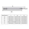 Ceiling Leveling Sleeve, Extended Level Sleeve, Inner Hexagonals Thickened Suspension Rod Hollow Light Screw Nut Tool