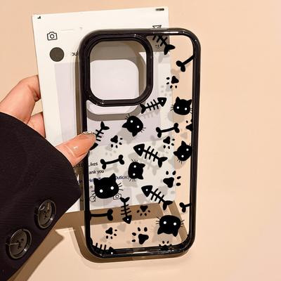 Acrylic Phone Case for iPhone 11 12 13 14 Pro 12 14 16 Pro Max for Samsung A16 A36 A56 S24 FE High-quality Painted Anti-fall Mobile Phone Case