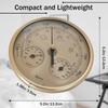 Barometer Thermometers Hygrometer 130mm Multifunction Weather Stations for Fishing Climate Analysis