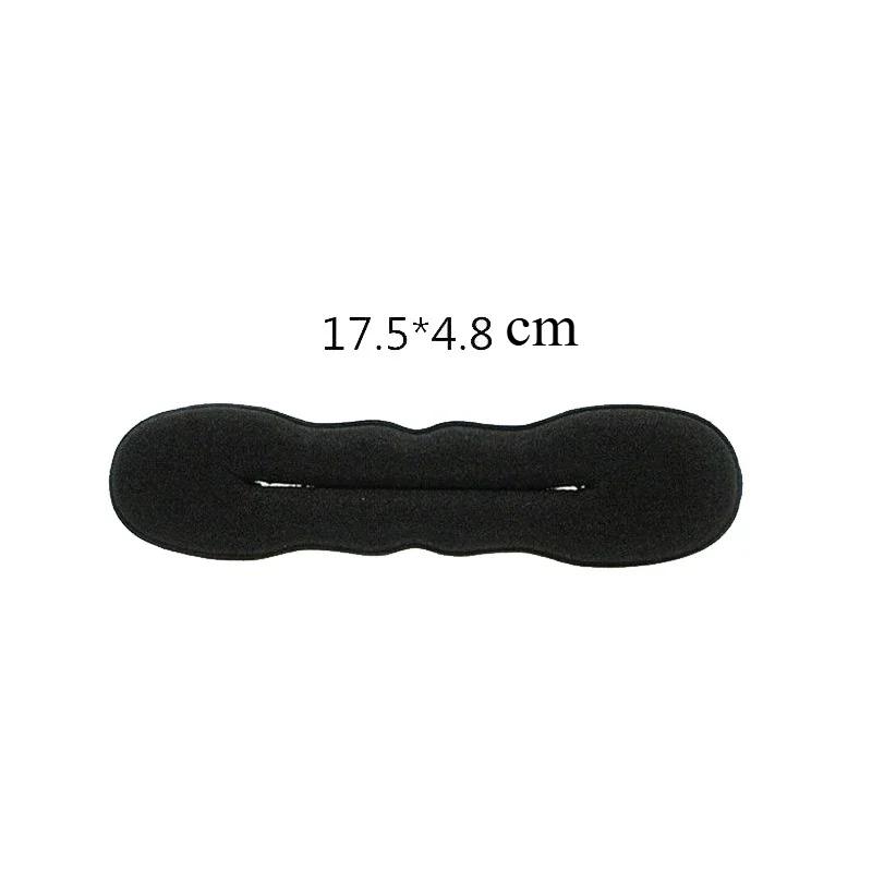 Women Sponge Hair Styling Donut Bun Curler Maker Black Hair Clip Ring Girls Braider Magic Foam Donut Twist  DIY Tool Accessories
