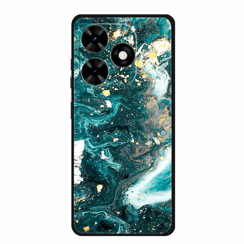 Case For Tecno Spark Go 2024 Animals Painted TPU Silicone Soft Phone Cover for Spark Go2024 BG6 Protector Wolf Shockproof Para