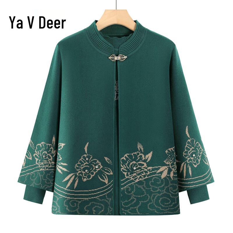 

Yalu Mid-Aged Women s Stylish Warm Autumn/Winter Jacket Top 3XL