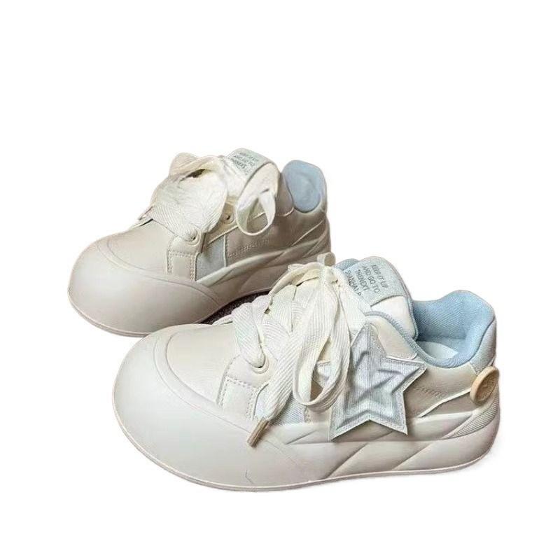Zhao Ruth niche board shoes women's summer new milk fufu little white shoes versatile casual shoes women's round head
