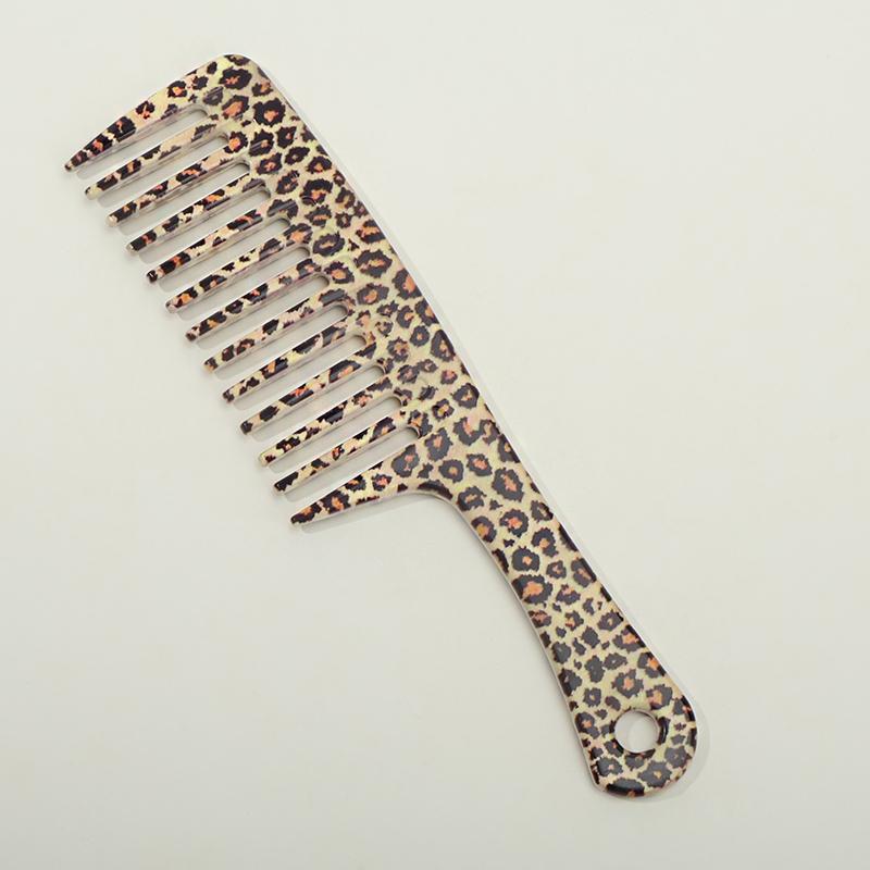 

Extra-Wide Detangling Comb for Thick & Curly Hair Smooth Frizz-Free & Knot-Free Glides Effortlessly for Silky Tangle-Free Hair жовтий