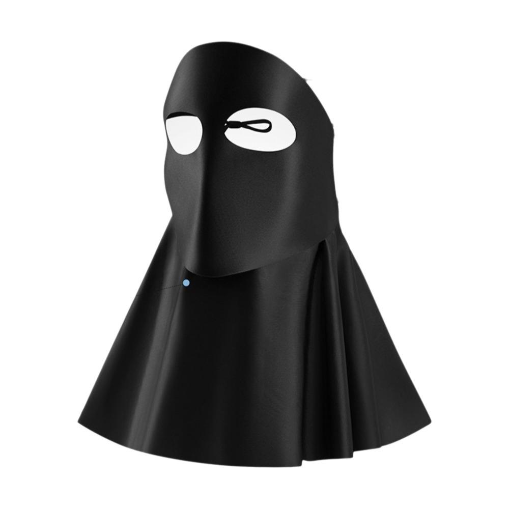 Sun Protection Sunscreen Mask Solid Color Neck Wrap Breathable Ice Silk Face Veil  Summer