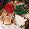 Silikonform Weihnachts-Tablettform Kiefernform Lebensmittelqualität Für Harzhandwerk Tischdekorationen Familienfeiern