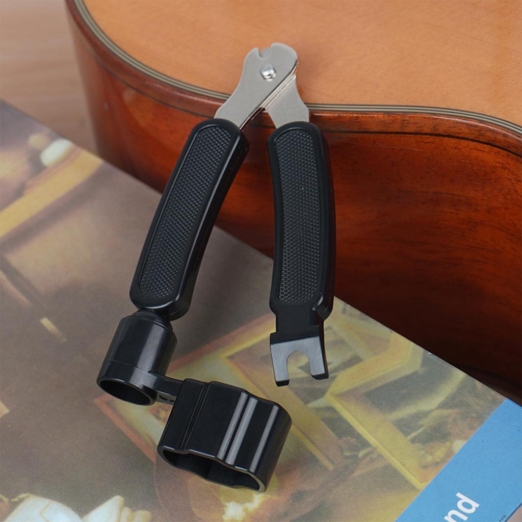 String Winder Winder Peg Nipper Pin Remover Guitar Bass Electric Guitar Acoustic Guitar Bit String String Replacement Maintenance Multifunctional Tool
