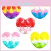 It Pop It Pop Ballheart Balls 3d Pop Fidget Stress Ball Toy Silicone Bouncing Ball Stress Relief Hand Toyspop Party Favor For Adult Kids 3d Ball