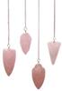 Rose Quartz Crystal Dowsing Pendulum