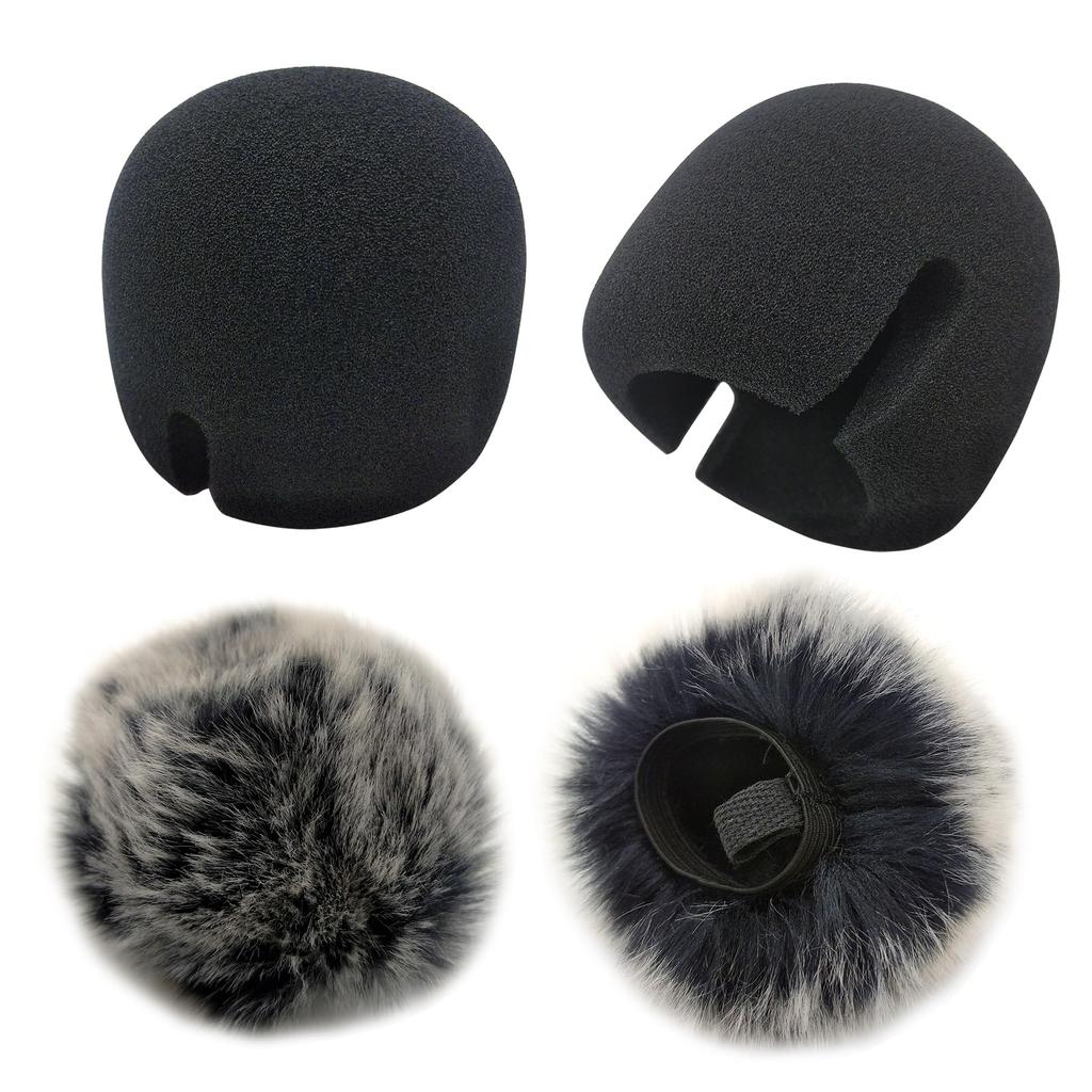 KETENG Furry Windscreen Foam Windscreen for Zoom H4n Essential Recorder