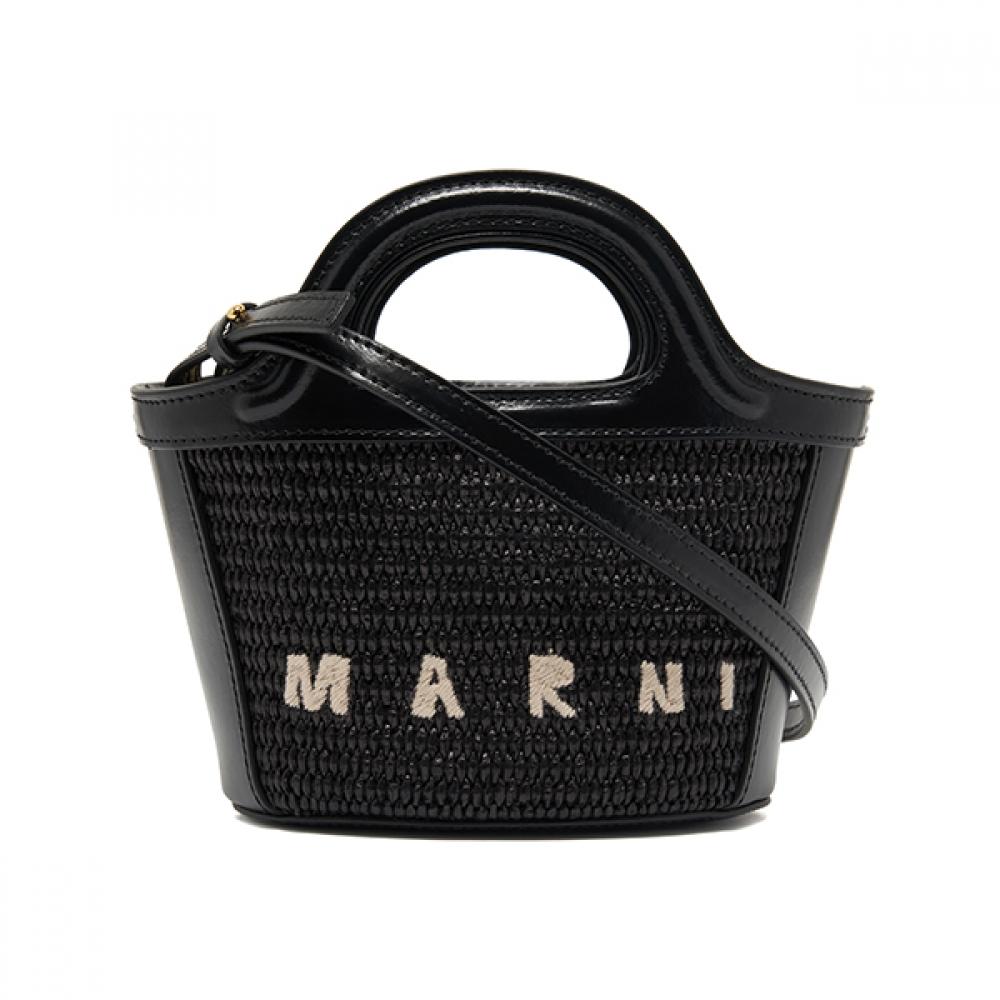 

Marni Bmmp0067q0 P3860 00n99 Tropicalia Raffia Micro Tote BMMP0067Q0 P3860 00N99