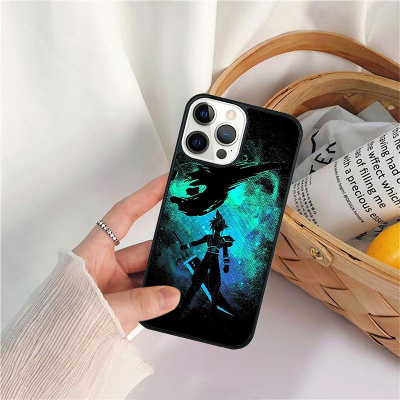 Final Fantasy VII Celular Mobile Smartphone Cases For iPhone 17 Air 16e 15 14 12 13 11 Pro MAX Plus Coque Fundas