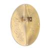 Retro Round Plate Pull Handle Cabinet Wardrobe Double Door Ring Pull for Home Door