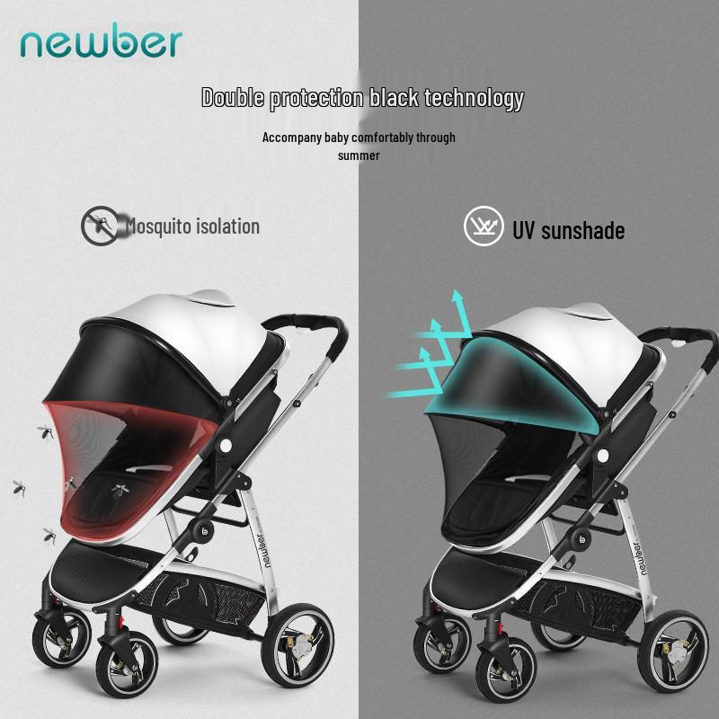 

Коляска Newbebe 808 с соответствующими аксессуарами