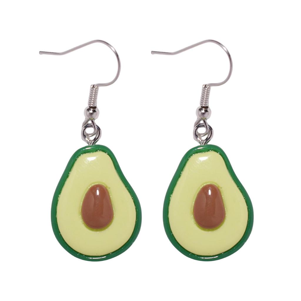 European and American Avocado Earrings: Cute, Niche, Fun, Sweet Female Jewelry
