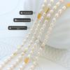 Elegant 18K Gold-Plated Freshwater Pearl & Titanium Steel Necklace