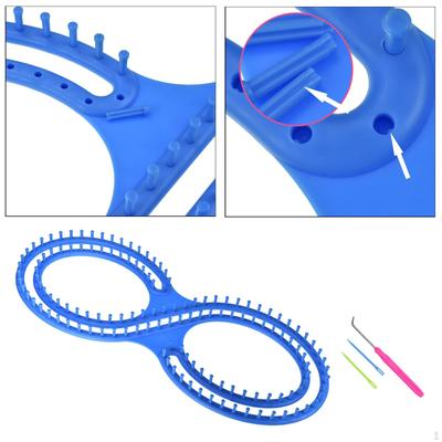 Afghan Loom Knitting Board Weaving Tool Kit for DIY Shawl Sweater Knitter