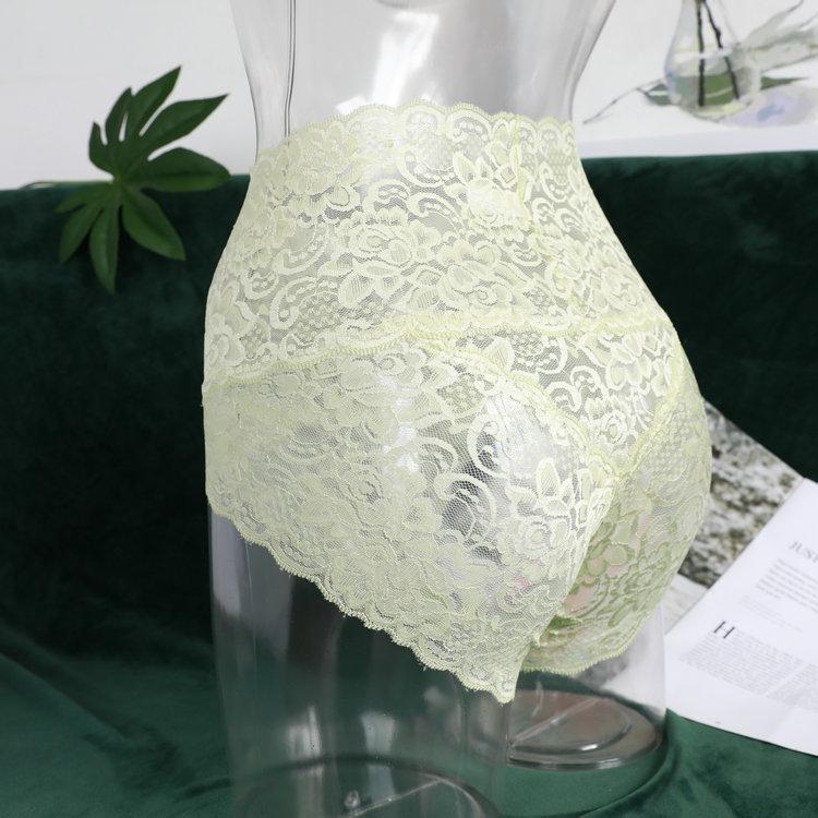 Hohe Taille Spitze Unterwäsche Herren, mit jj Set Unterwäsche, Tasche integriert ultra-dünn transparent Sex Slips