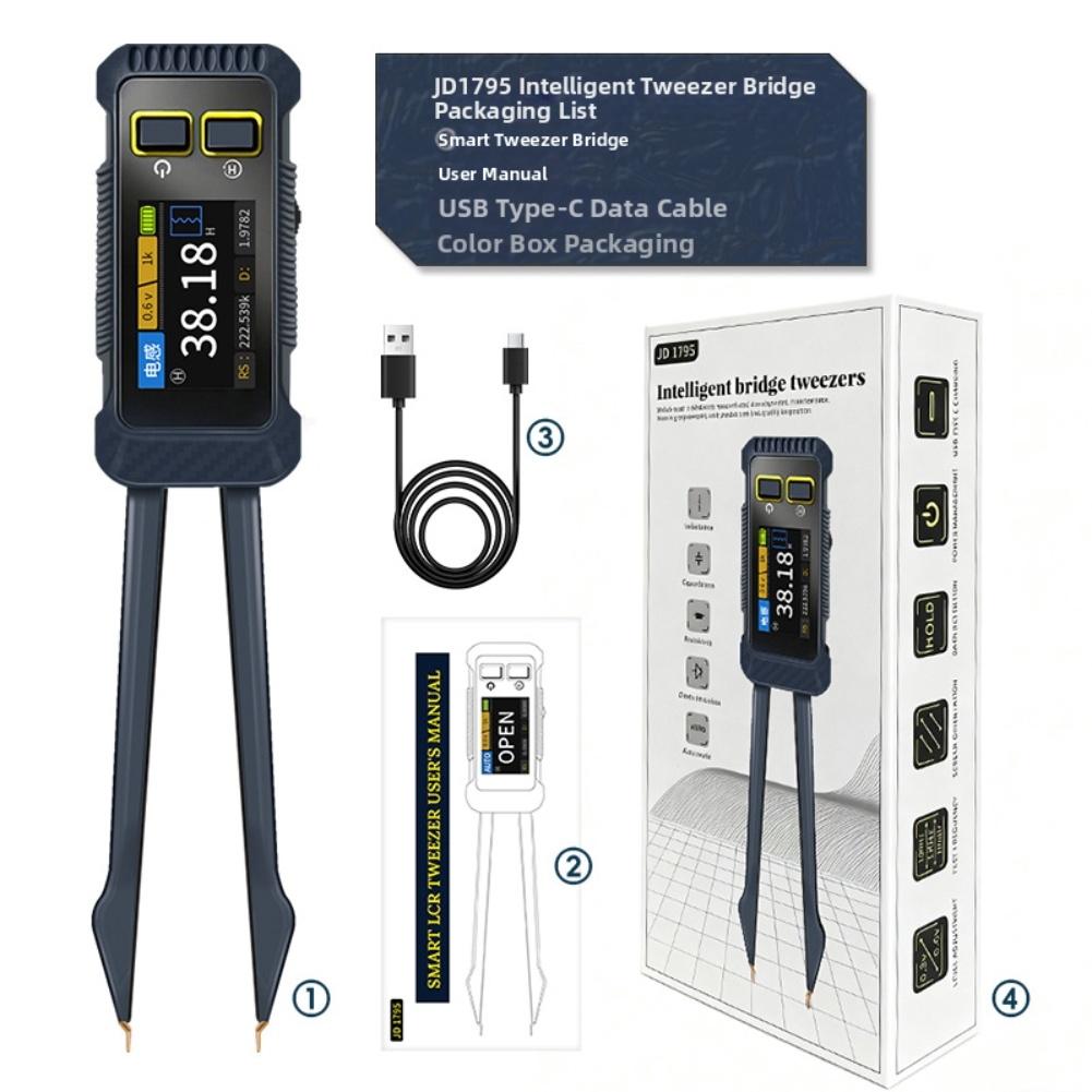 JD-1795 LCR Multimeter Supporting Multi-Parameter For Testing of For SMD Components with Portable and Efficient Handheld Design