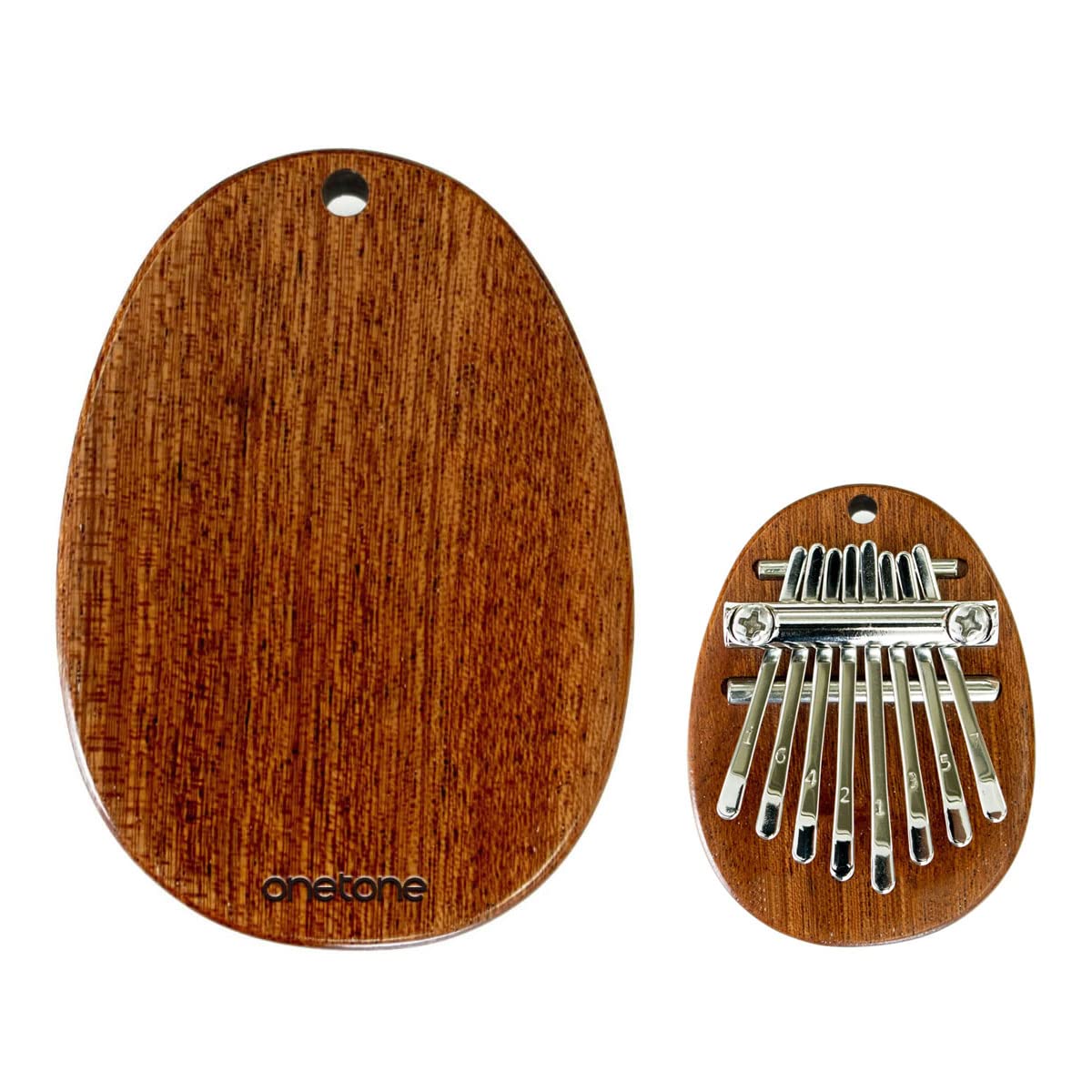 

ONETONE One-Tone Kalimba (Thumb Piano) 8-Key Solid Mahogany OTKLM-101/EGG (Includes Strap)