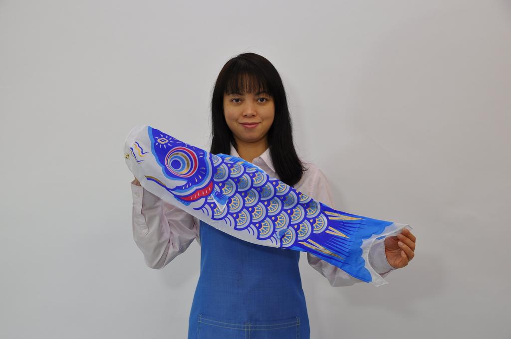 Hidemitsu Doll Workshop Miniature Koinobori Full Set with Stand and Mounting ZC6562A (Carp Streamer), Kakou, 1.5m, Brackets,