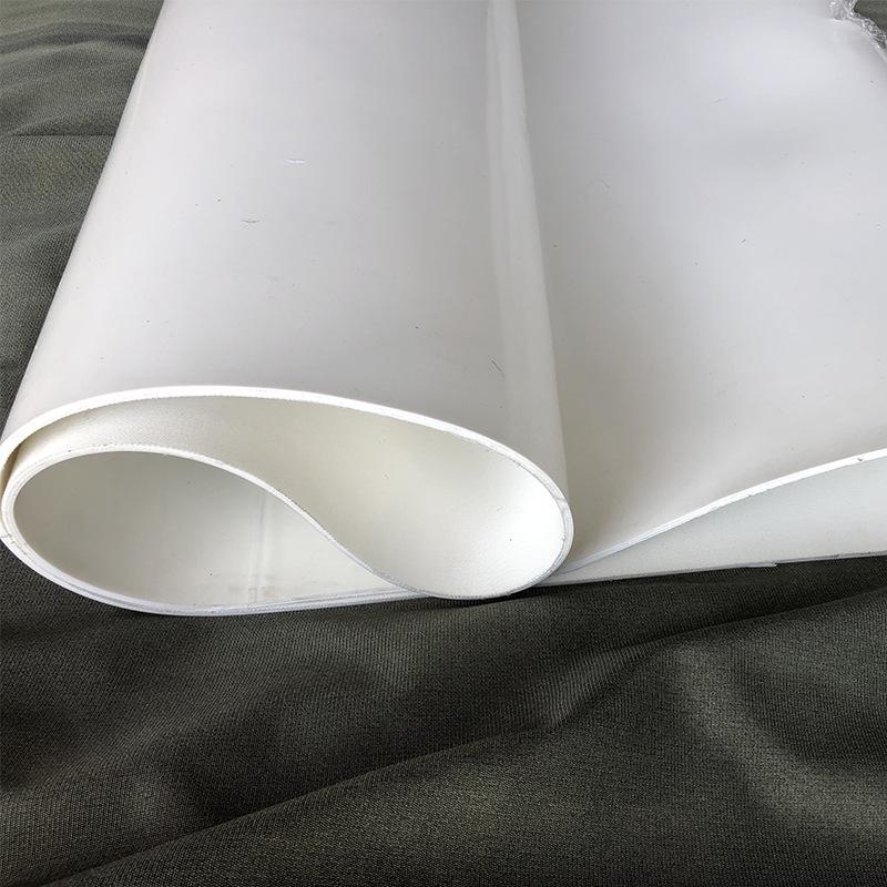 High-Temperature, Oil and Corrosion-Resistant Non-Stick Food Grade Silicone Conveyor Belt (White)