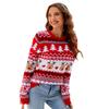 Women's Autumn and Winter Casual Pullover Christmas Top Knitted Sweater