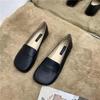 Soft-soled Mother's Shoes for Women Spring Shallow Slip-on Women Flat Shoes Comfortable PU Leather Womens Casual Walking Shoes