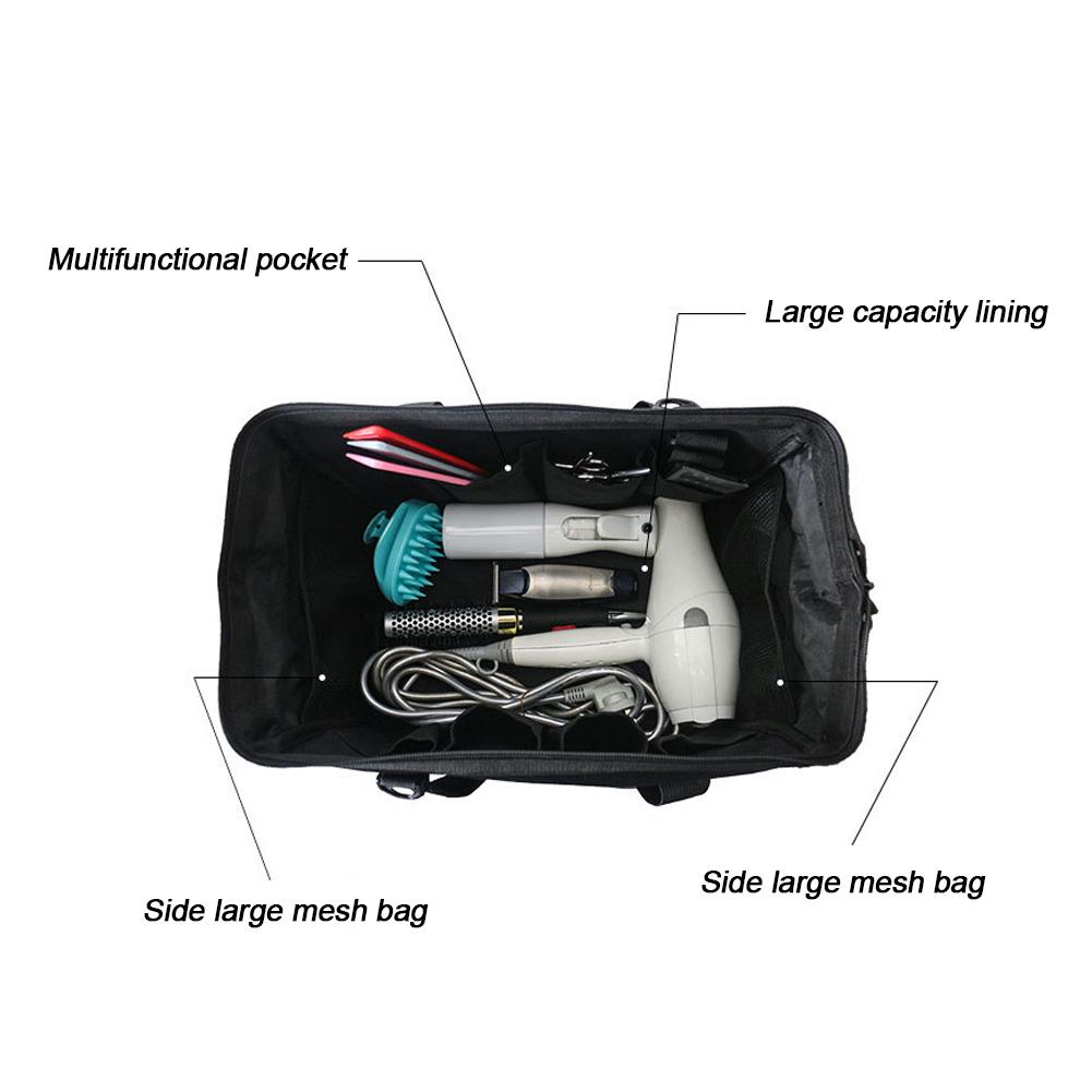 Hairdressing Tool Bag Nylon Cosmetic Storage Bag Portable Barber Clipper Carrying Case