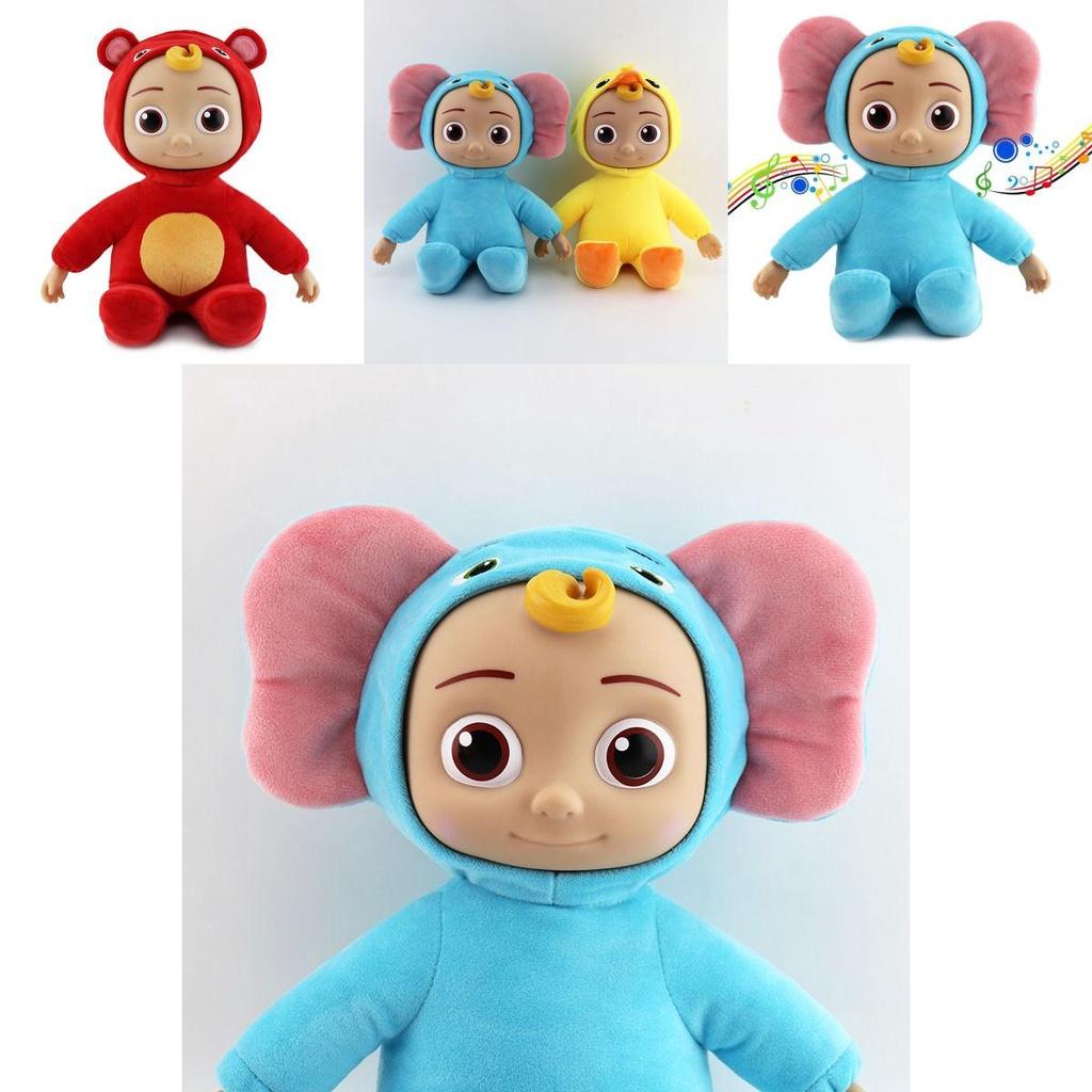 Cocomelon Singing Jojo Cross Dressing Musical Plush Toy