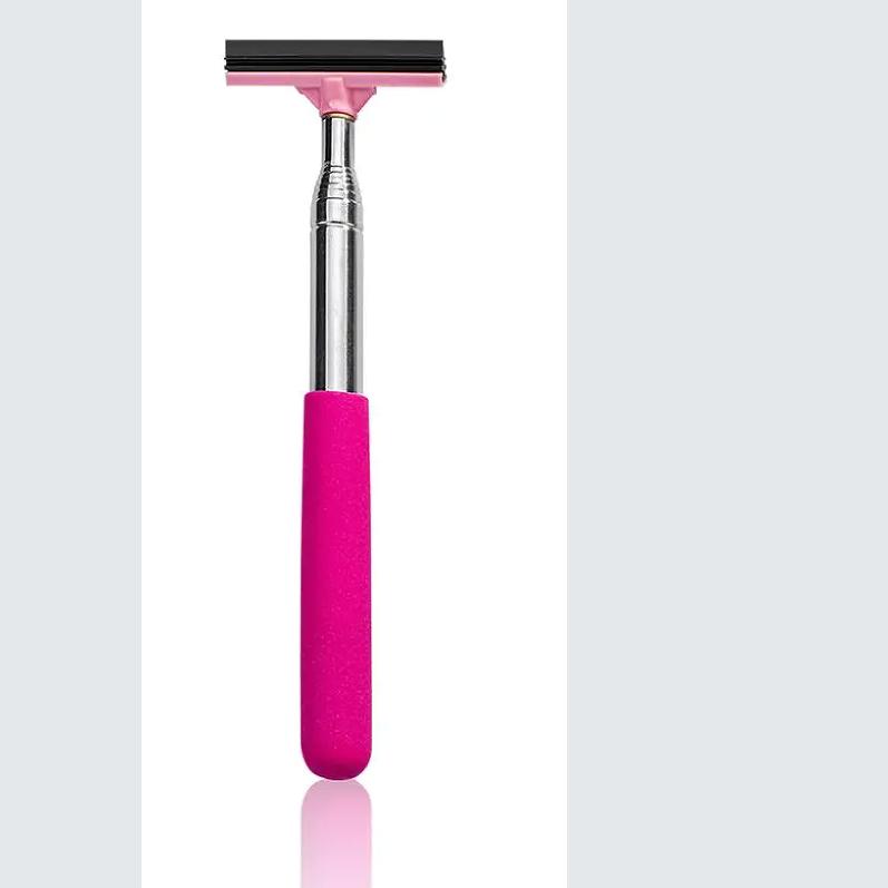 1PC Car Rearview Mirror Wiper Car Artefact Reflector Anti-fog Dehydrating Rain Good Helper Retractable Stainless Steel Wiper