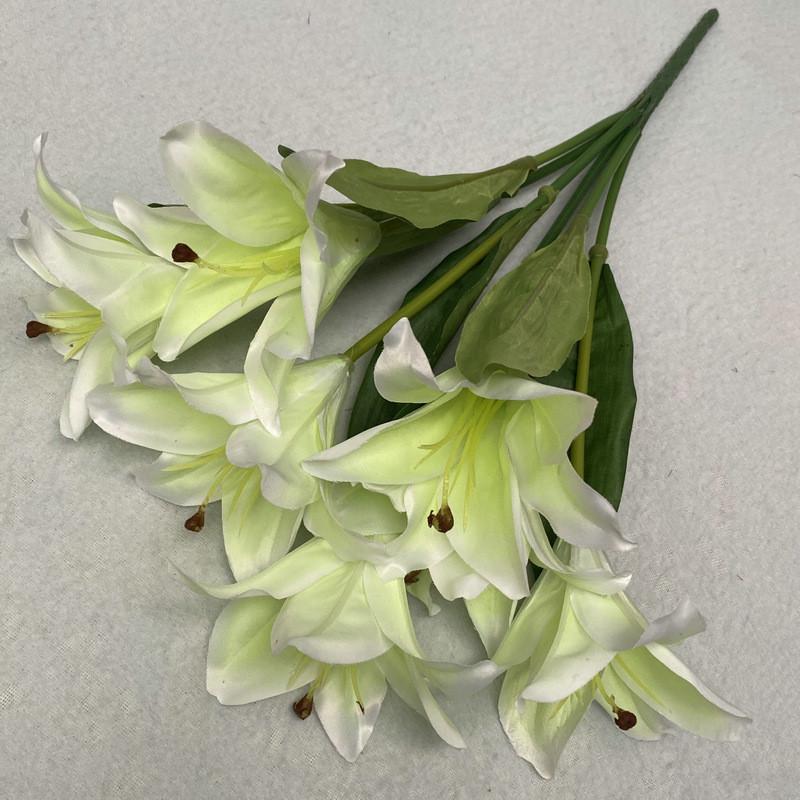 Silk Artificial Lily Floral Arrangement Wedding Home Styling Prop Photography
