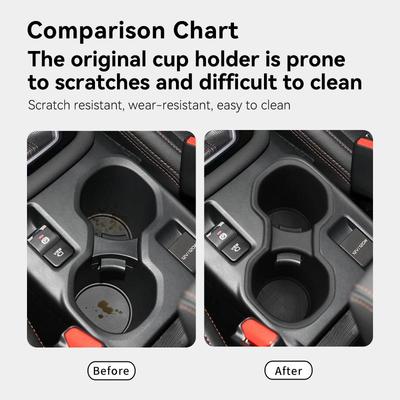 For Subaru Forester 2025 Car Cup Holder Central Control Drinks Holder Storage Tray (Fit Left/Right Rudder)