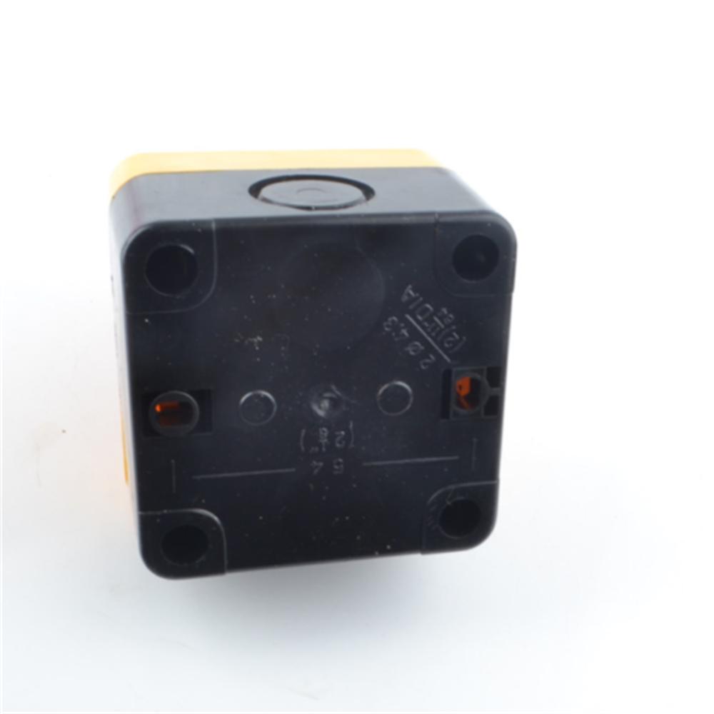 Interruptor pulsador de parada de emergencia con forma de hongo rojo, NO/NC, resistente al agua, 240 V, 5 A