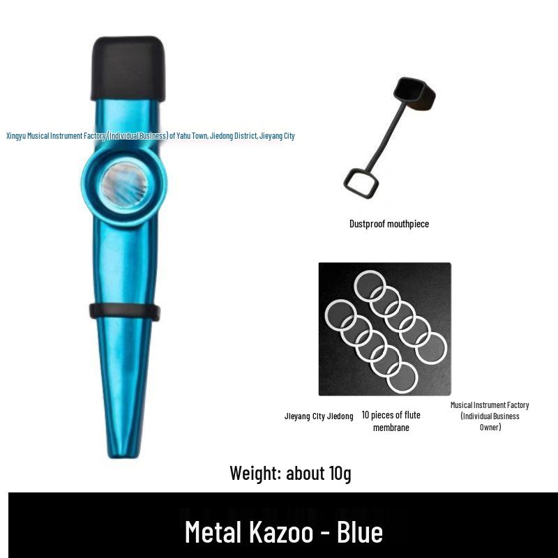 Metal Kazoo Musical Instrument for Early Childhood Education and Adults