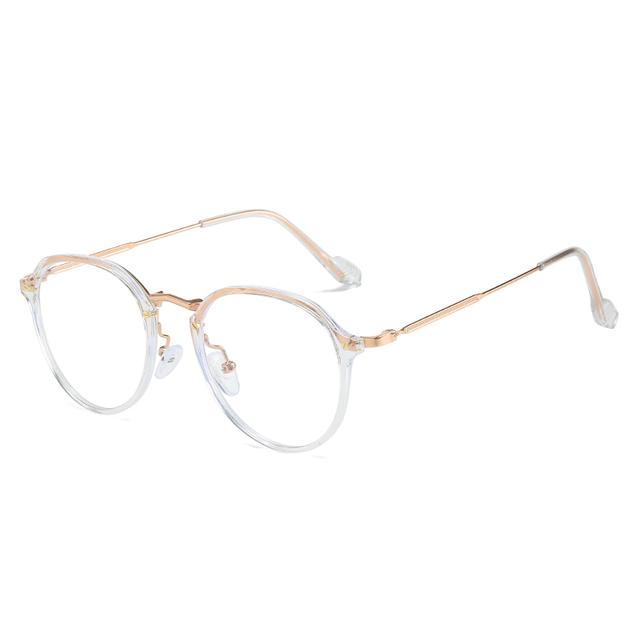 Women Men Polygon Optical Glasses With Prescription Fashion Uv400 Anti Blue Rays Shortsighted Eyewear Diopter 0 -0 .5 -1 .0 To -6