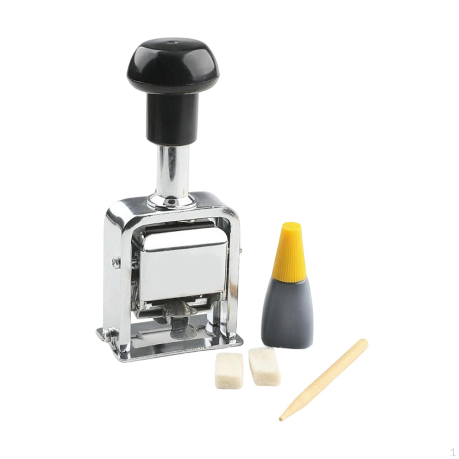 

Numerator Machine Number Stamp Stamps Print Kits 6 digits Automatic Jump Numberer