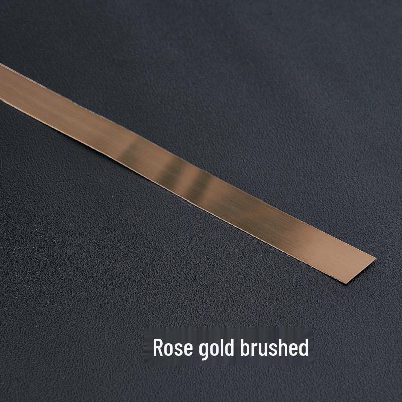 Self-Adhesive Stainless Steel Skirting & Decorative Wall/Ceiling Strip