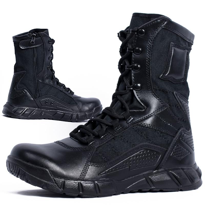 

Outdoor High Top Sports Leisure Shoes Ultra Light Breathable Wear-resistant Anti Slip Shock-absorbing Training Boots Desert 40