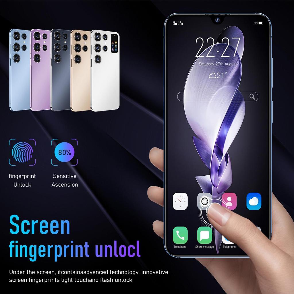 New S26 Ultra HD Smartphone: Large Screen, 16GB RAM, 1TB Storage, Android OS