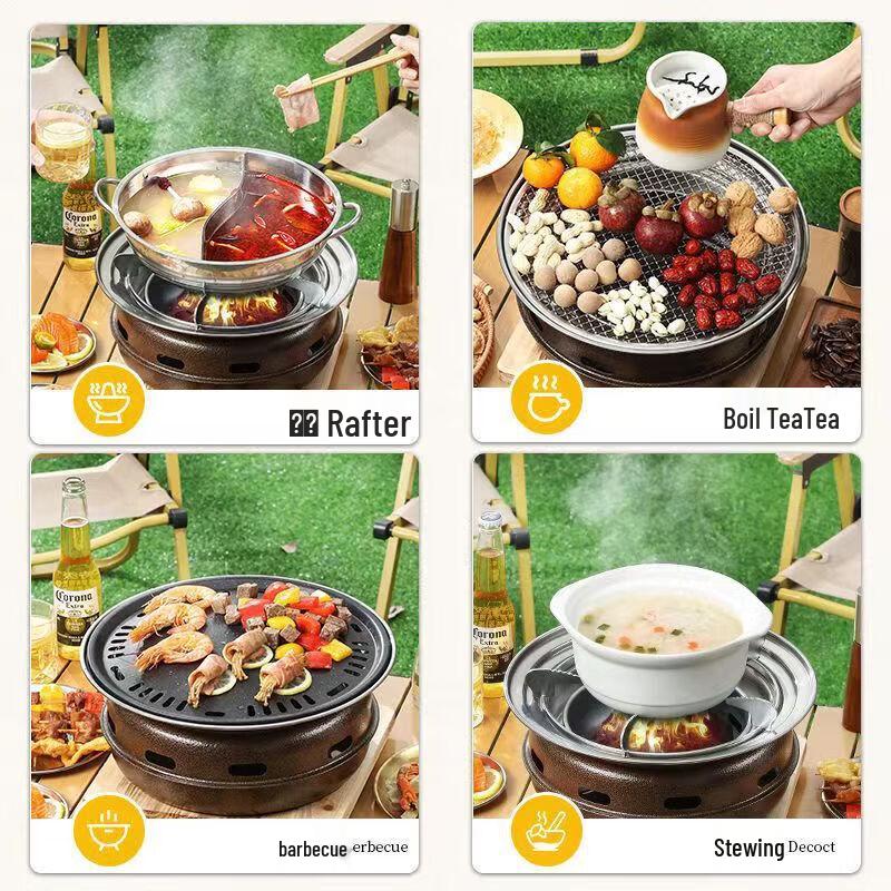 Tragbarer Koreanischer BBQ-Grill für den Außenbereich