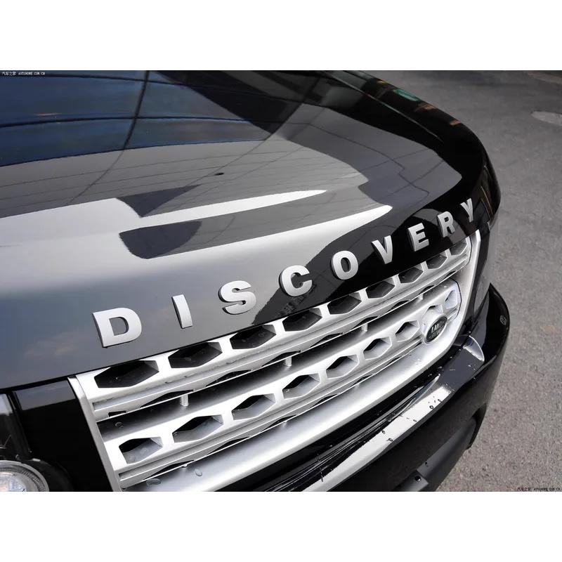 ABS 3D Chrome Car Letters Front Hood Bonnet Logo Badge For Land Rover Discovery Emblem Discovery 4 3 5 2 TD5 Accessories
