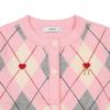 Hedge Kids Argyle Cardigan Huf12kc51m Pk