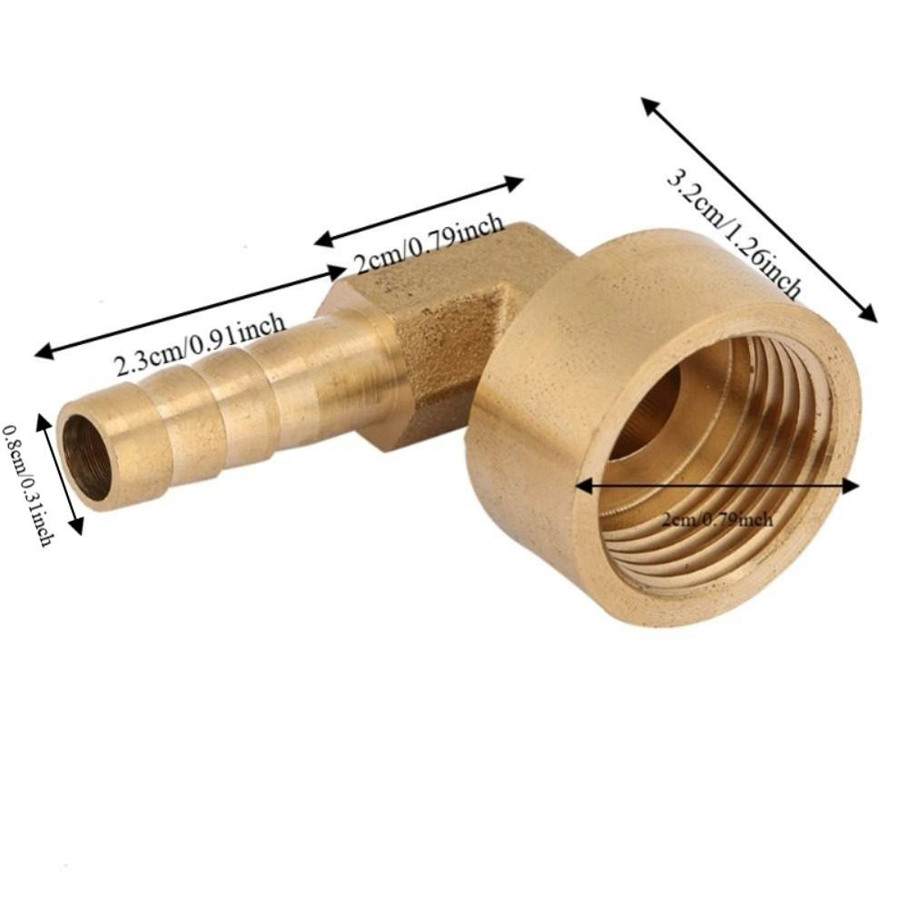 1pcs Swivel Nut Barb Hose Fitting 90 Degree Hose Barb Fitting Elbow Fuel/Water/Oil/Gas/Air