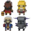 Game Action Figures PEKKA Monk Barbarians Hog Rider Brickheadz Building Blocks MOC Royale Wars Doll Model Kids Toy Birthday Gift