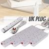 13a British Power Strip With 3 Meter Extension Cord And Multiple Outlets For Enhanced Convenience