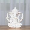Sandstein Ganesha Buddha Elefant Statue Skulptur Håndlaget Figur Minityrer Hjem Dekorasjonstilbehør Skrivebordshåndverk